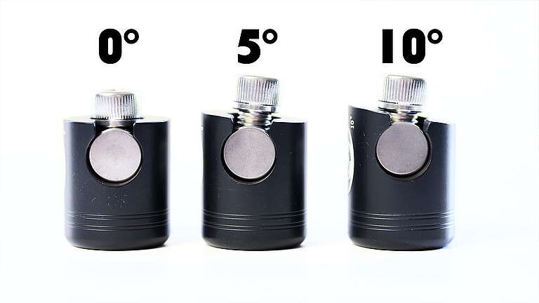 Stabilizer Quick Detach in 0°, 5° and 10°