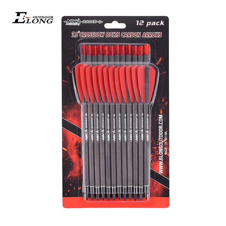 Nika 7.5" Crossbow Carbon Bolts